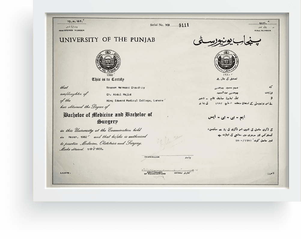 Certificate 1